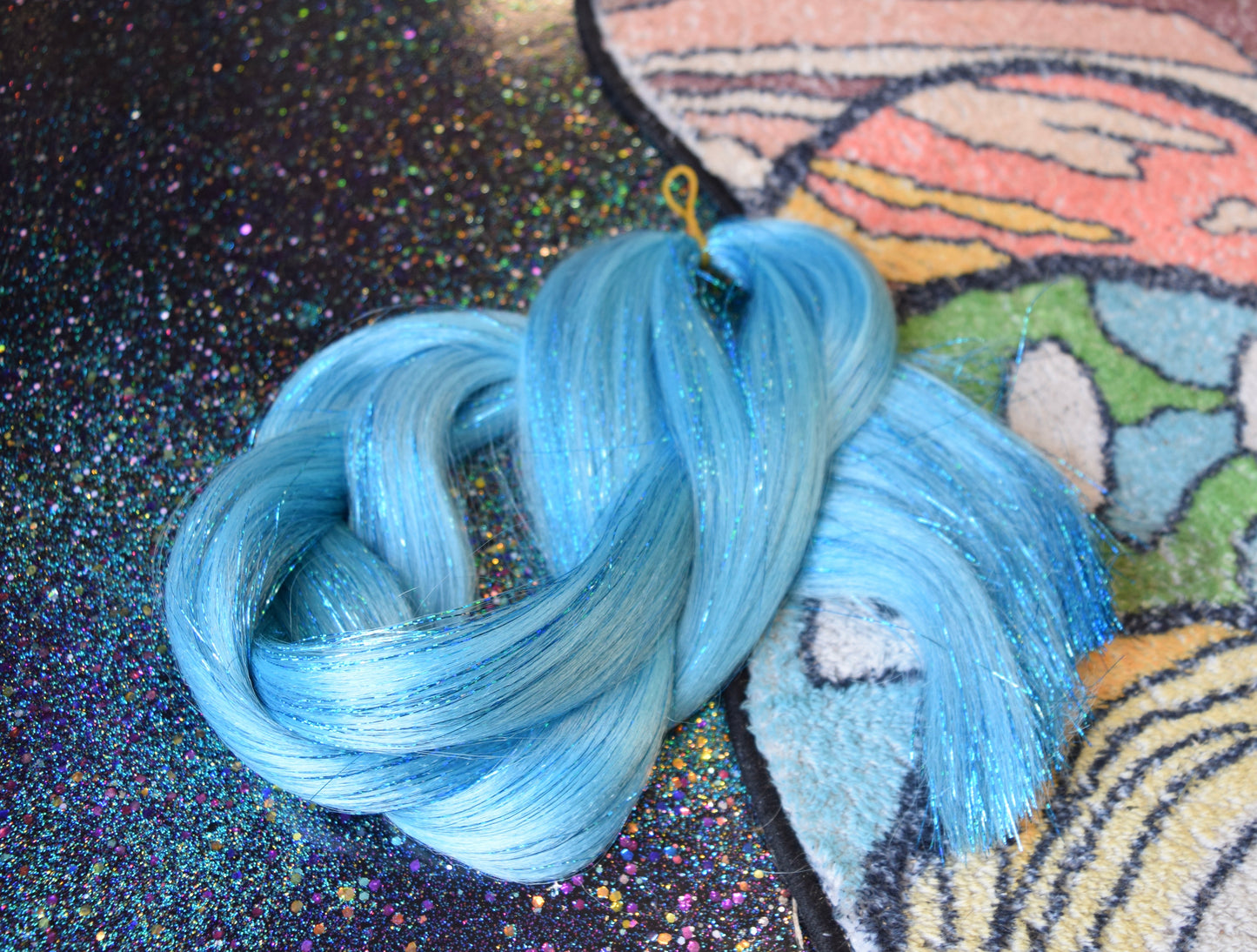 MERCURY - LiGHT BLUE TiNSEL FESTiVAL BRAiD