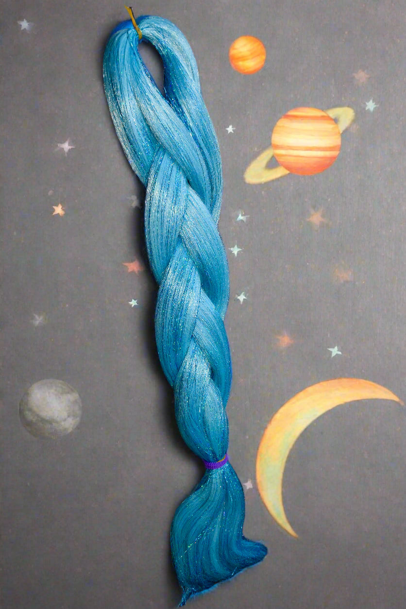 MERCURY - LiGHT BLUE TiNSEL FESTiVAL BRAiD