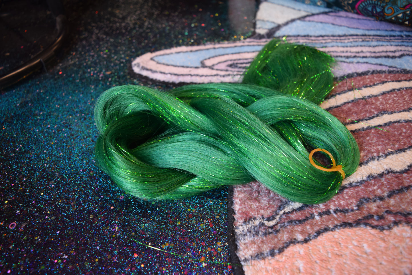 EaRTH - GReEN TiNSEL FESTiVAL BRAiD