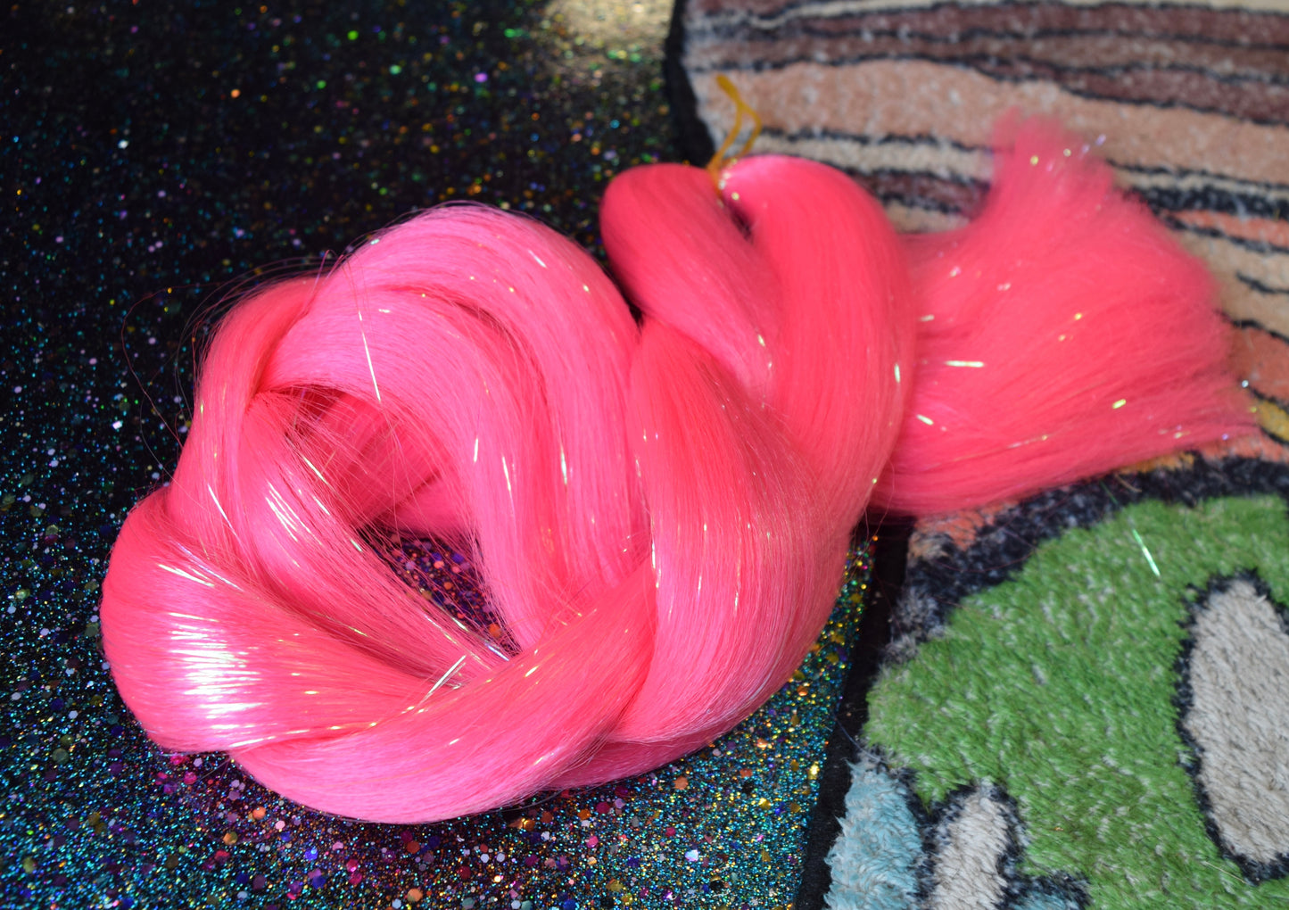 VeNUS - HOT PiNK TiNSEL FESTiVAL BRAiD