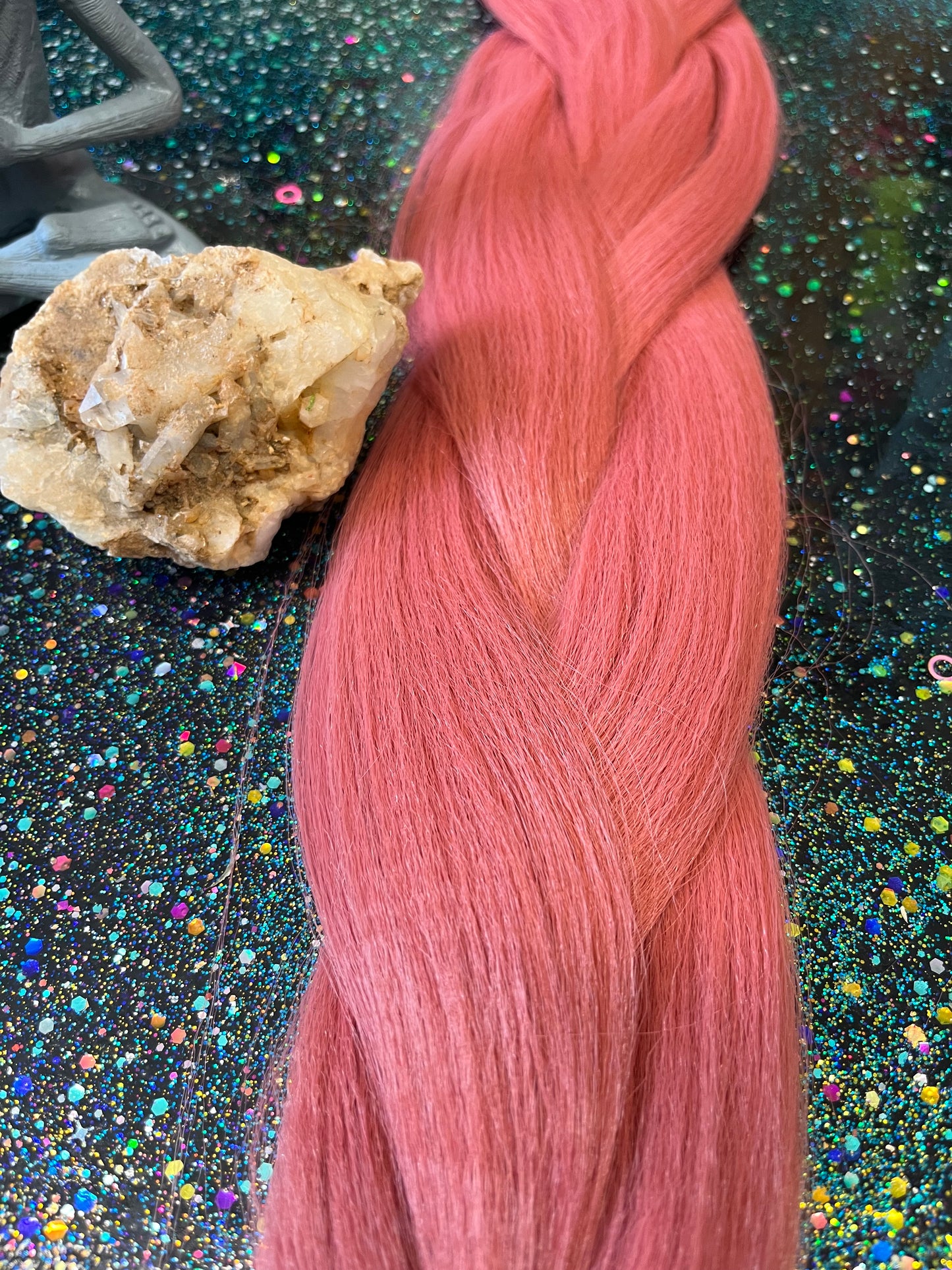 ROSeWELL - DUSTY ROSe PiNK FESTiVAL BRAiD
