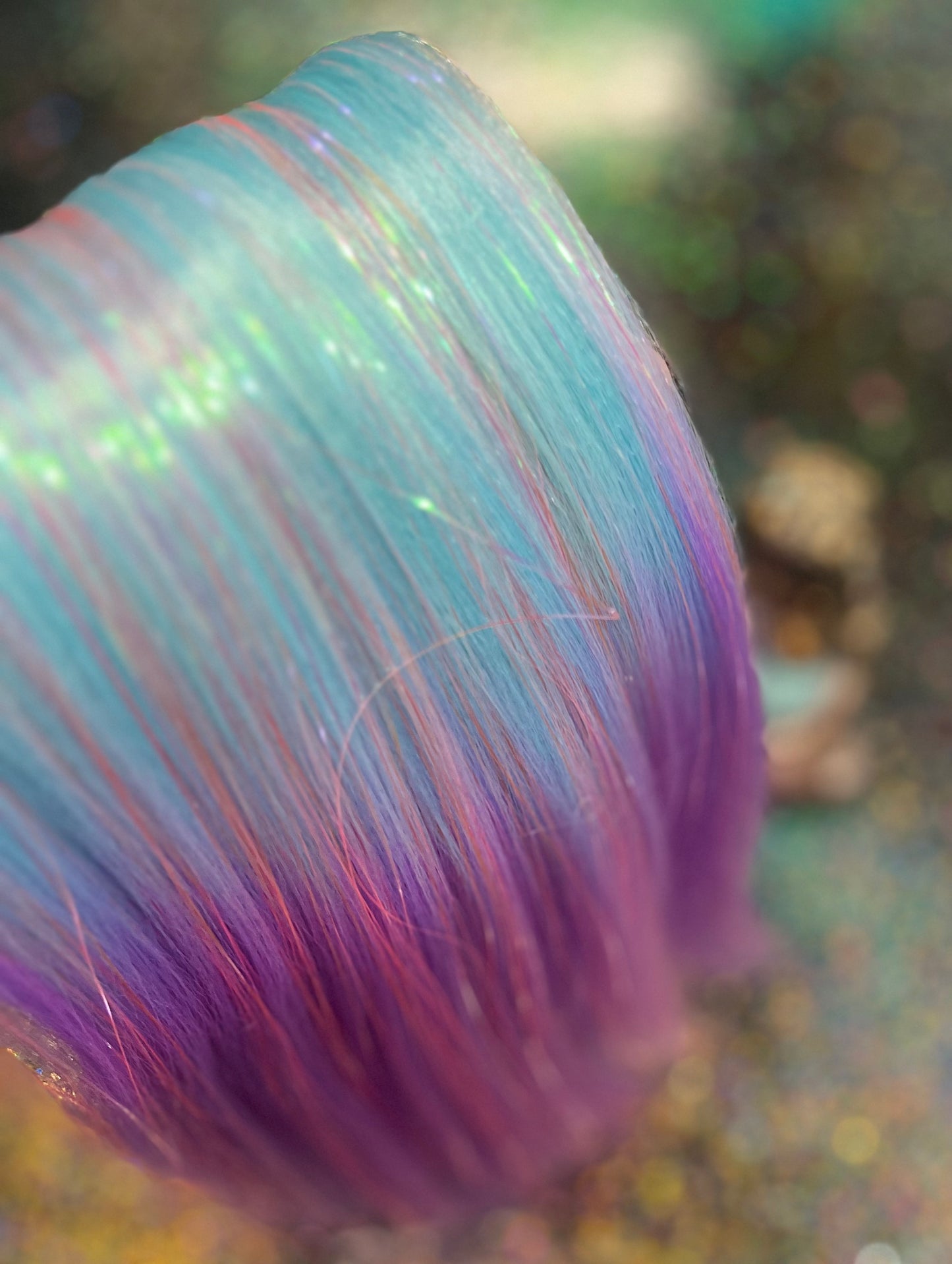 HeCaTE - PiNK OMBRe PONYTAiL EXTENSiON