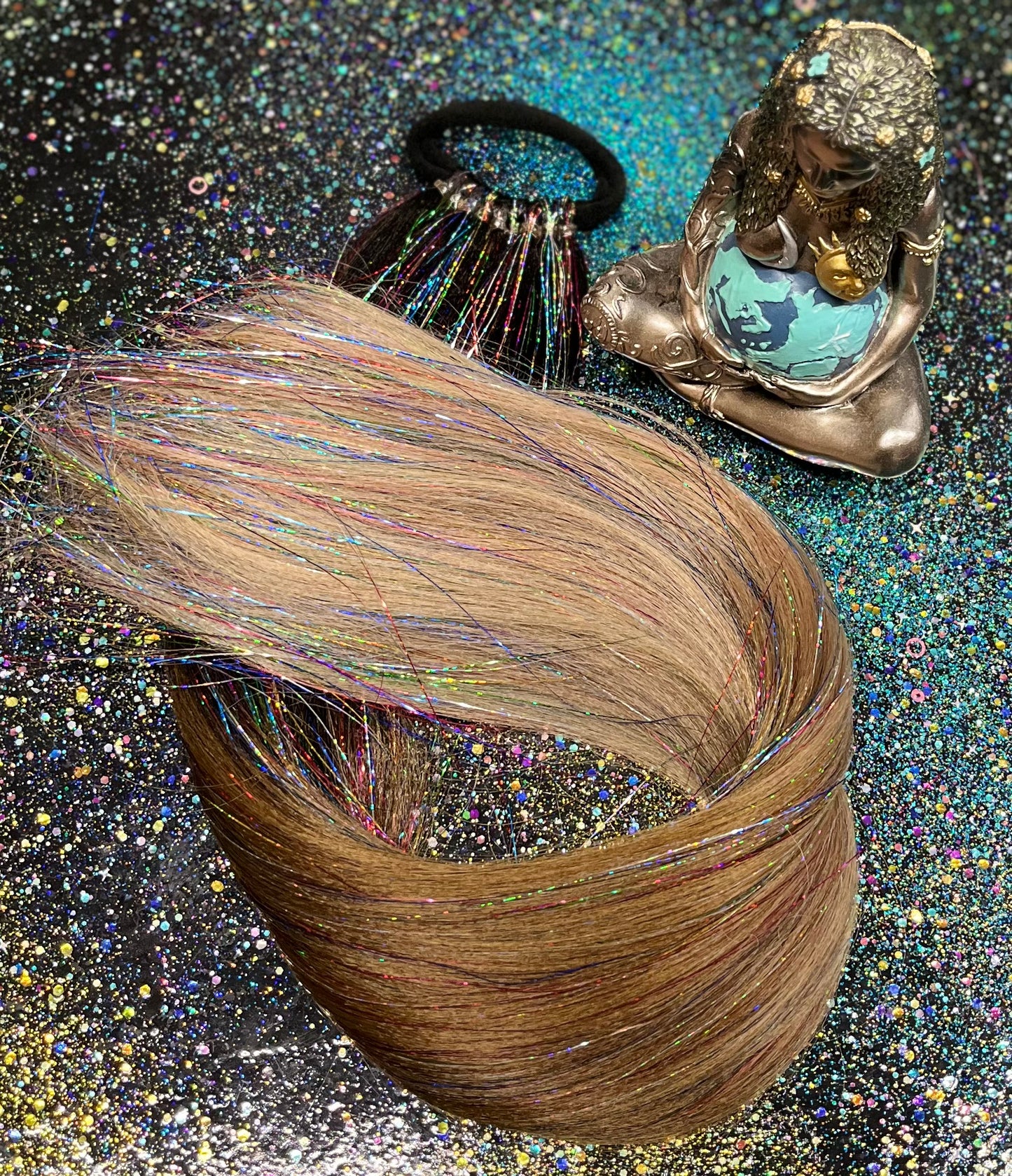 iRiS - BRoWN OMBRe PONYTAiL EXTENSiON
