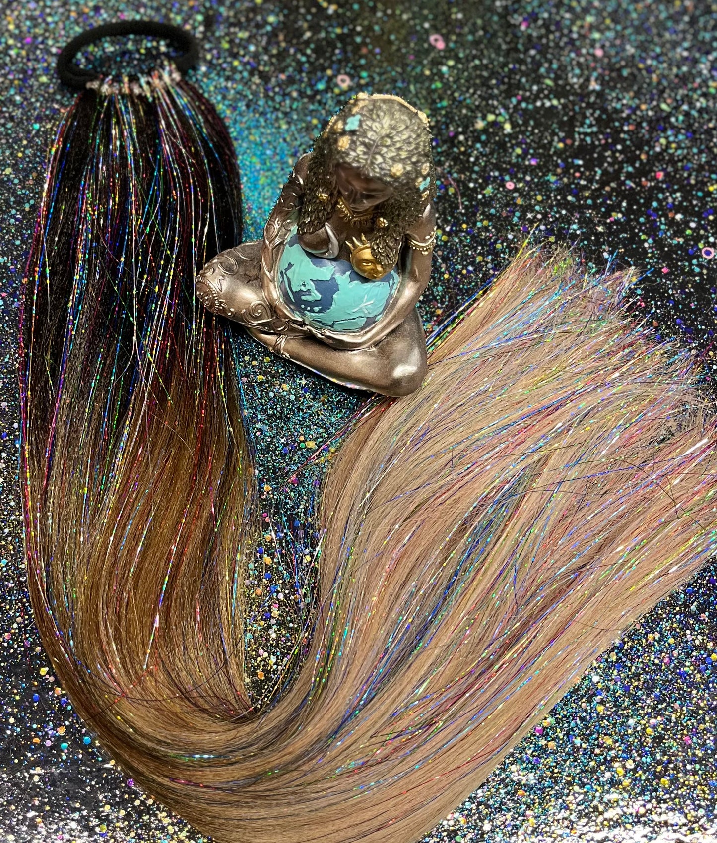 iRiS - BRoWN OMBRe PONYTAiL EXTENSiON