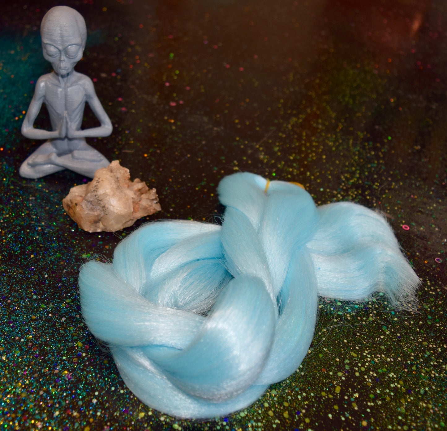 NeON BREeZE -  PASTeL AQuA FESTiVAL BRAiD