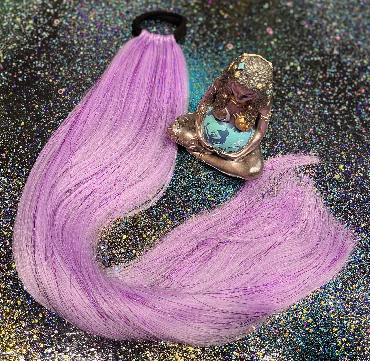 NYx - SOFT PURPLe PONYTAiL EXTENSiON