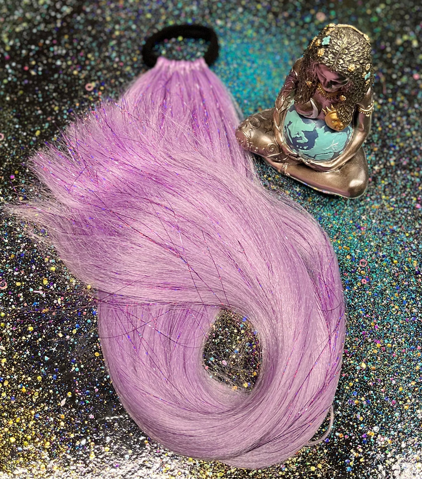 NYx - SOFT PURPLe PONYTAiL EXTENSiON